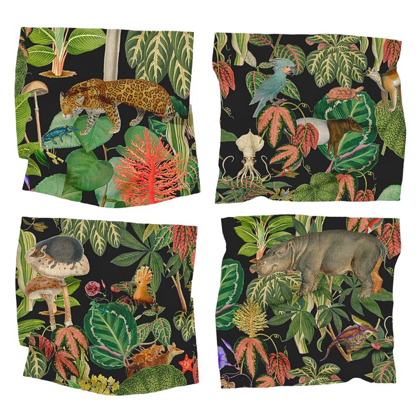Cara Saven On The 6th Day Napkins (Set of 4)
