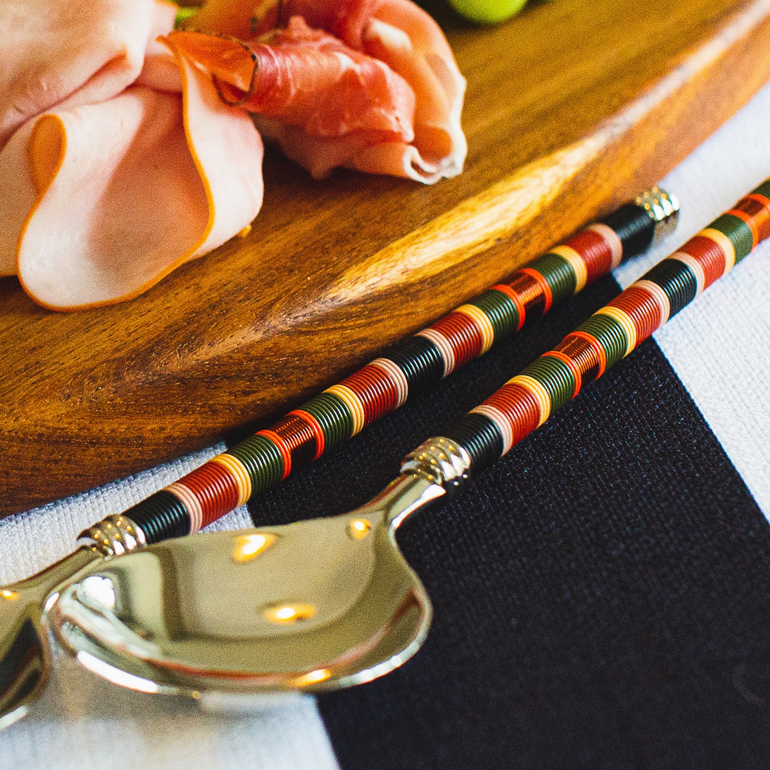 Thabileng Table Collection Box (Close Up of Salad Servers)